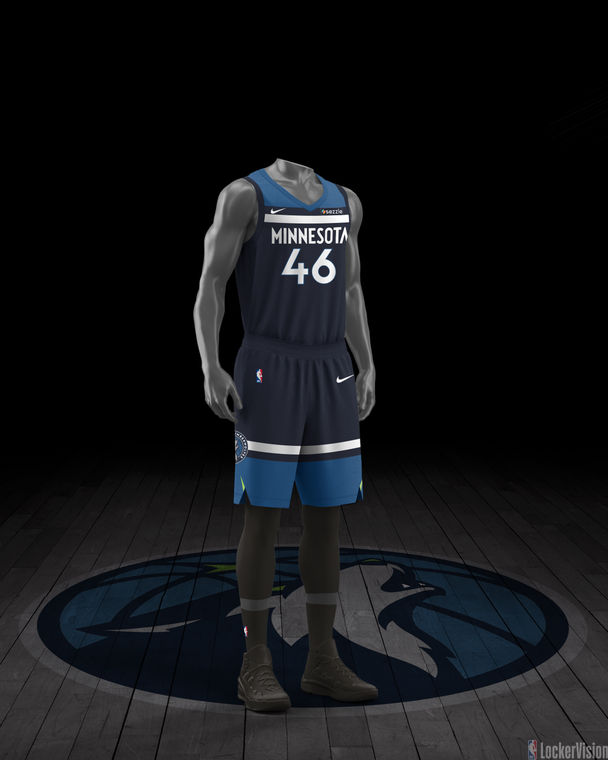 NBA LockerVision - Minnesota Timberwolves - Icon Edition - Game Outfit